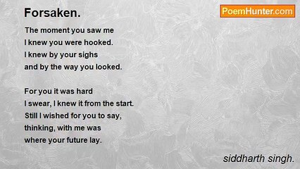 siddharth singh. - Forsaken.
