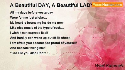 Wael Karameh - A Beautiful DAY, A Beautiful LADY