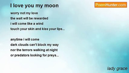 lady grace - I love you my moon