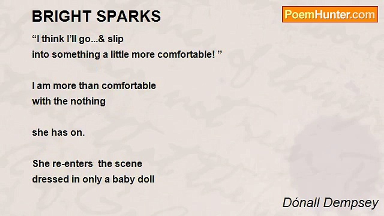 Dónall Dempsey - BRIGHT SPARKS