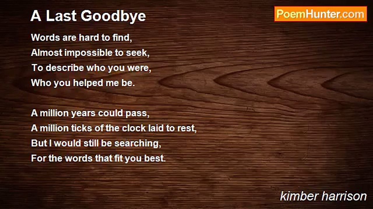 kimber harrison - A Last Goodbye