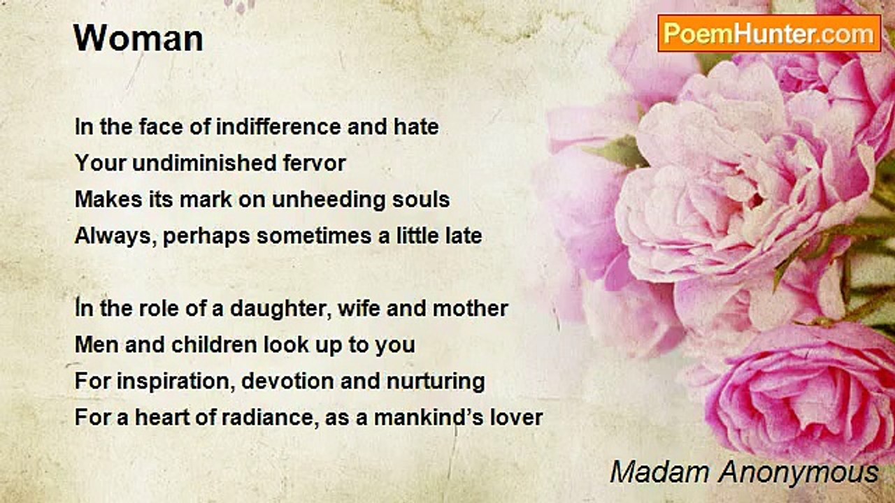 Madam Anonymous - Woman