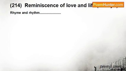 premji premji - (214)  Reminiscence of love and life (Oneryu)