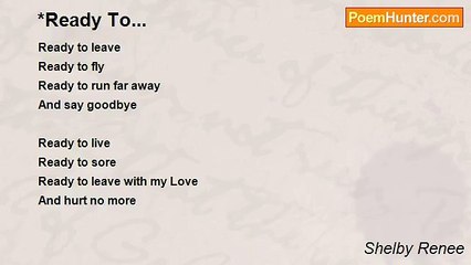 Shelby Renee - *Ready To...