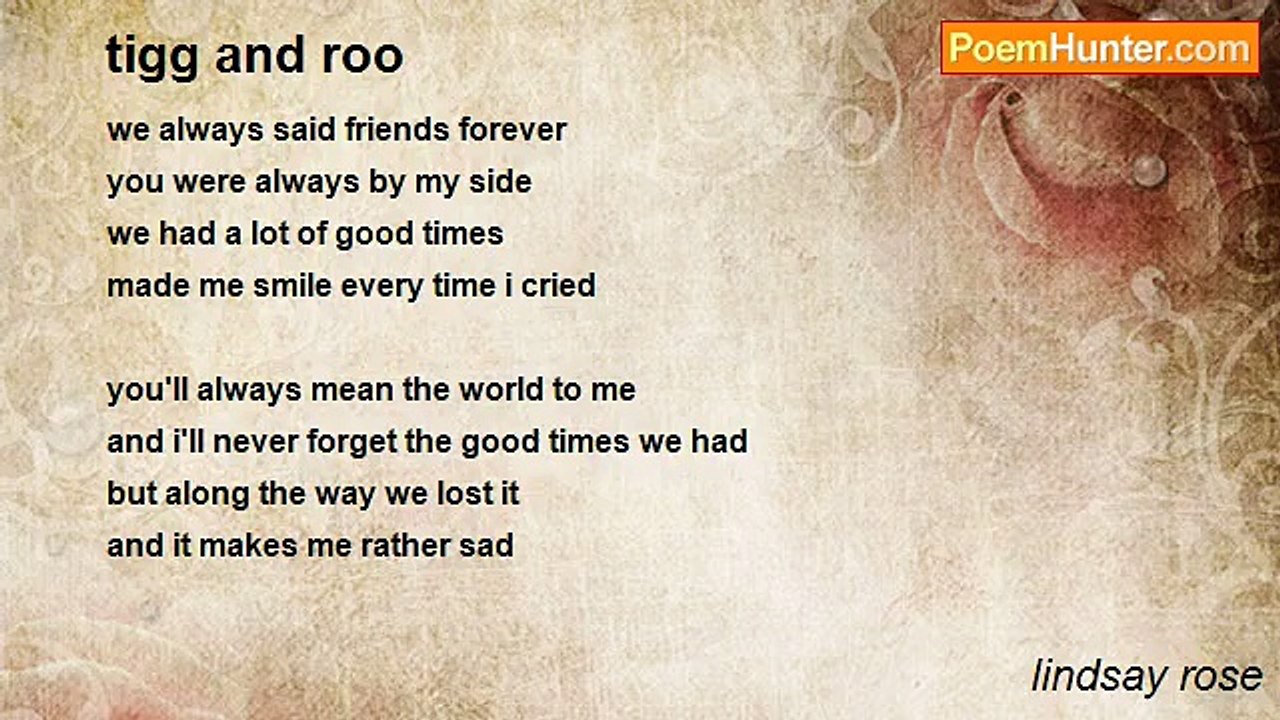 lindsay rose - tigg and roo