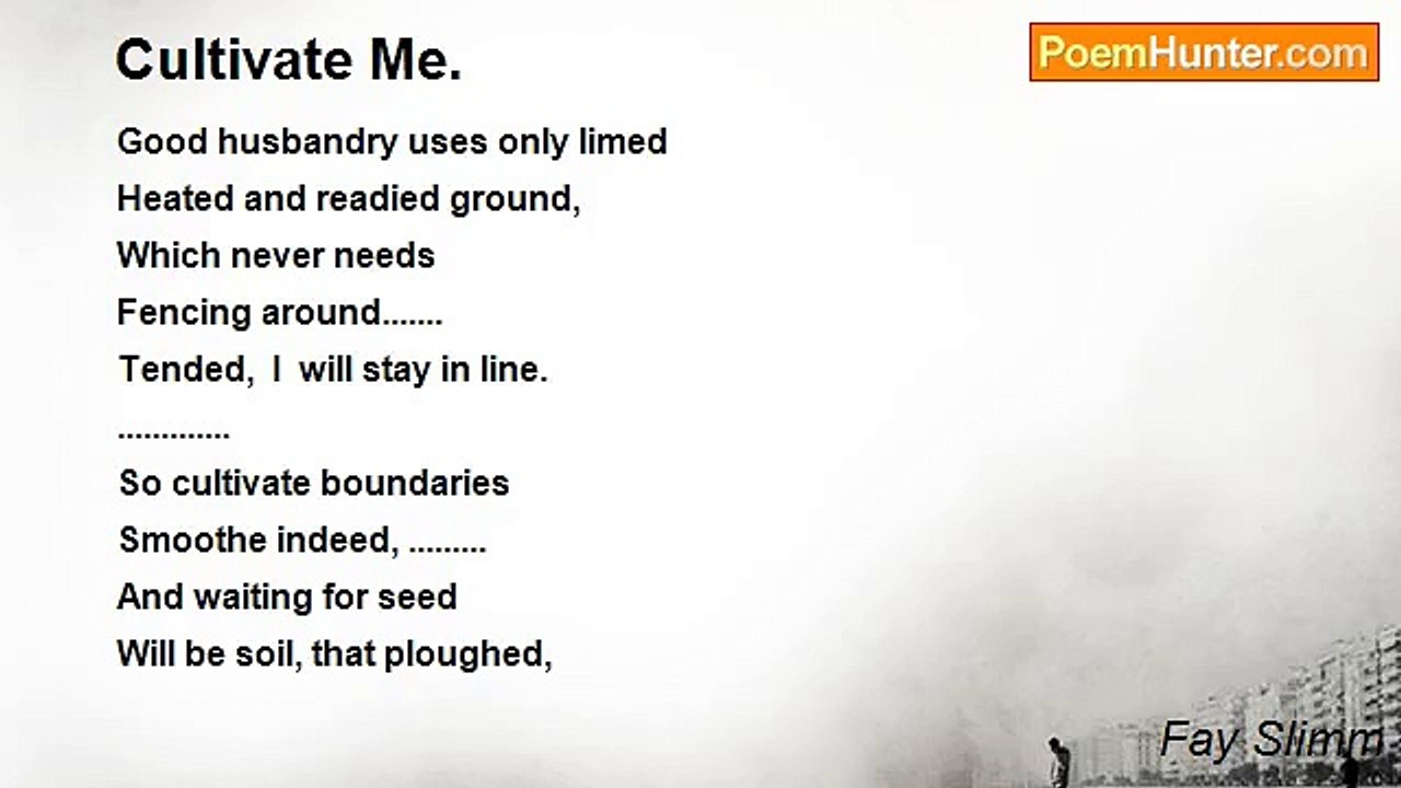 Fay Slimm - Cultivate Me.