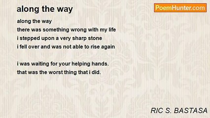 RIC S. BASTASA - along the way