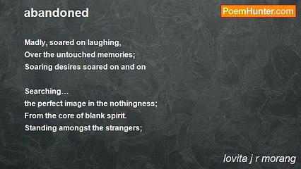 lovita j r morang - abandoned