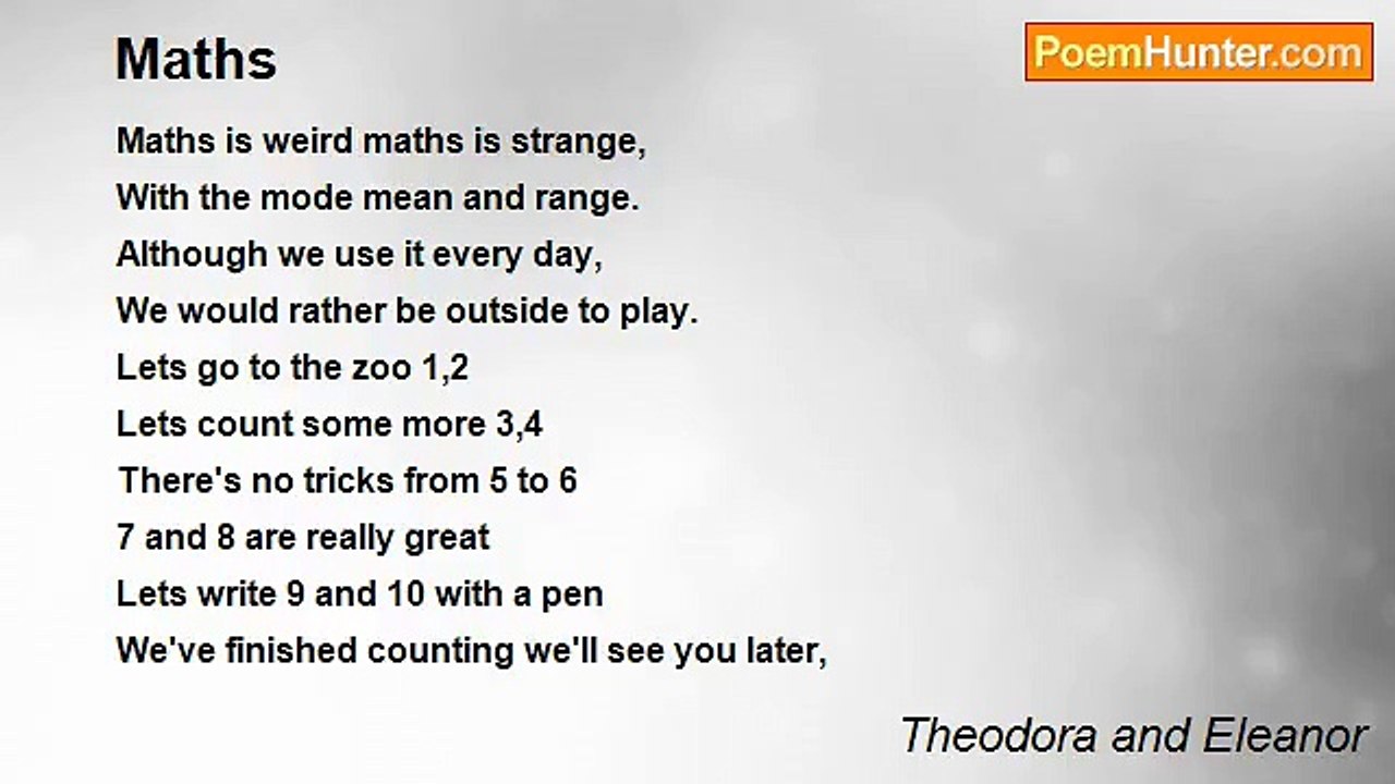 Theodora and Eleanor - Maths