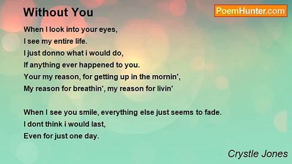 Crystle Jones - Without You