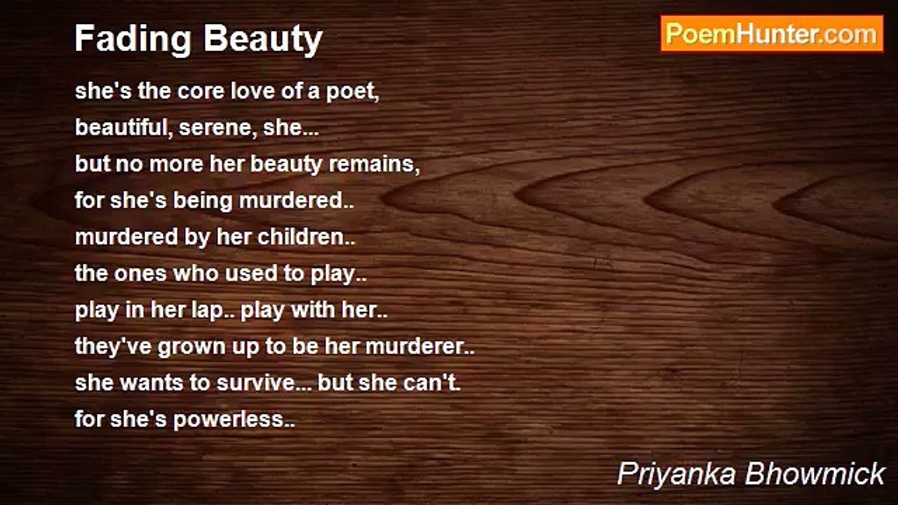 Priyanka Bhowmick - Fading Beauty