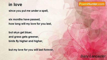 Baily Lancaster - in love