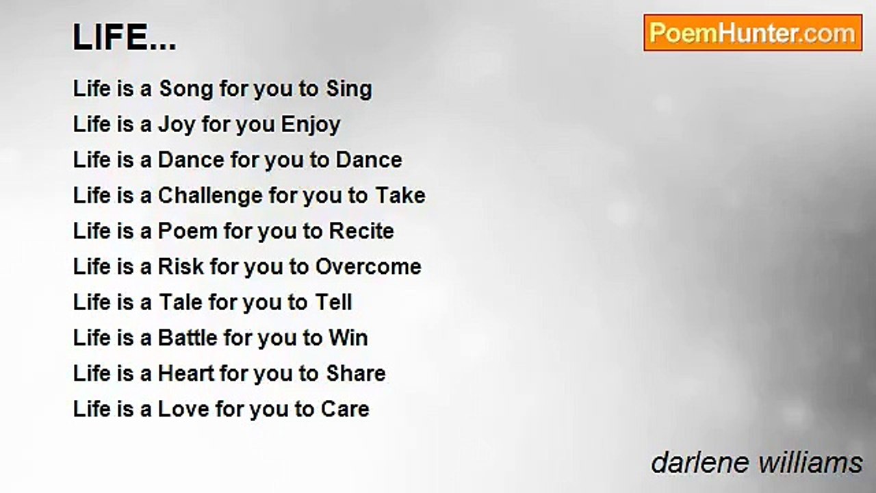 darlene williams - LIFE...