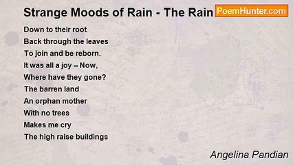Angelina Pandian - Strange Moods of Rain - The Rain Asked