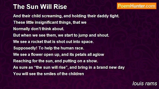 louis rams - The Sun Will Rise