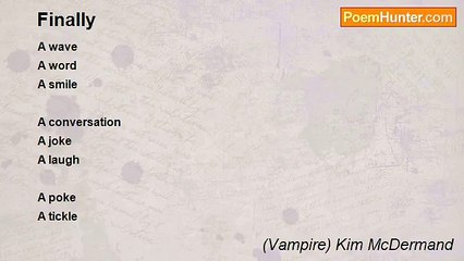 (Vampire) Kim McDermand - Finally