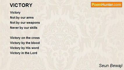 Seun Bewaji - VICTORY