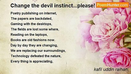 kafil uddin raihan. - Change the devil instinct...please!