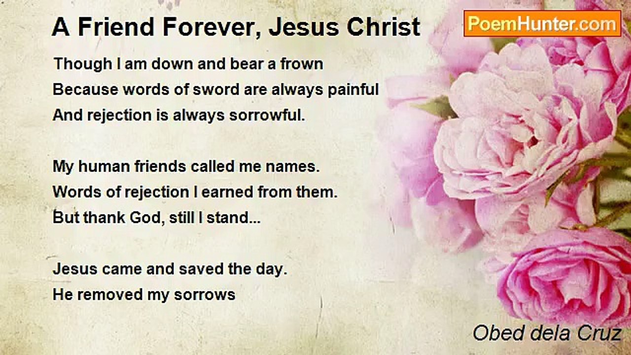 Obed dela Cruz - A Friend Forever, Jesus Christ
