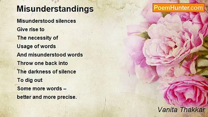 Vanita Thakkar - Misunderstandings