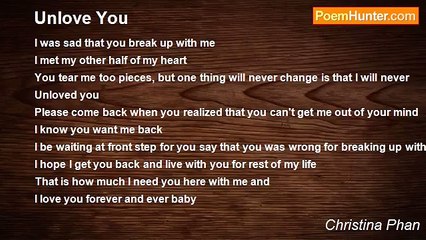 Christina Phan - Unlove You