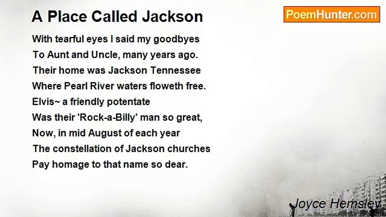 Joyce Hemsley - A Place Called Jackson