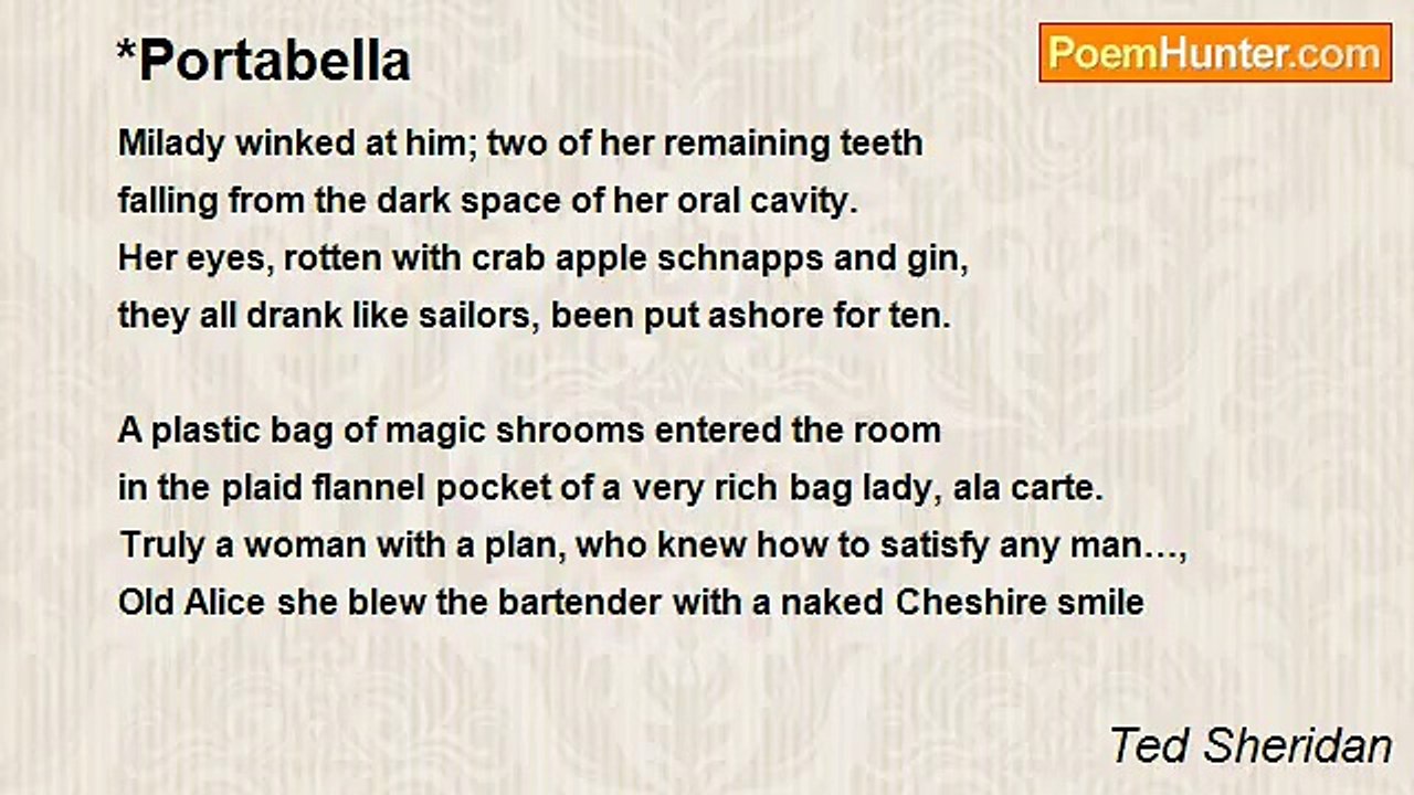 Ted Sheridan - *Portabella