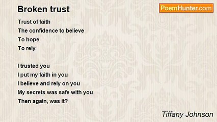Tiffany Johnson - Broken trust