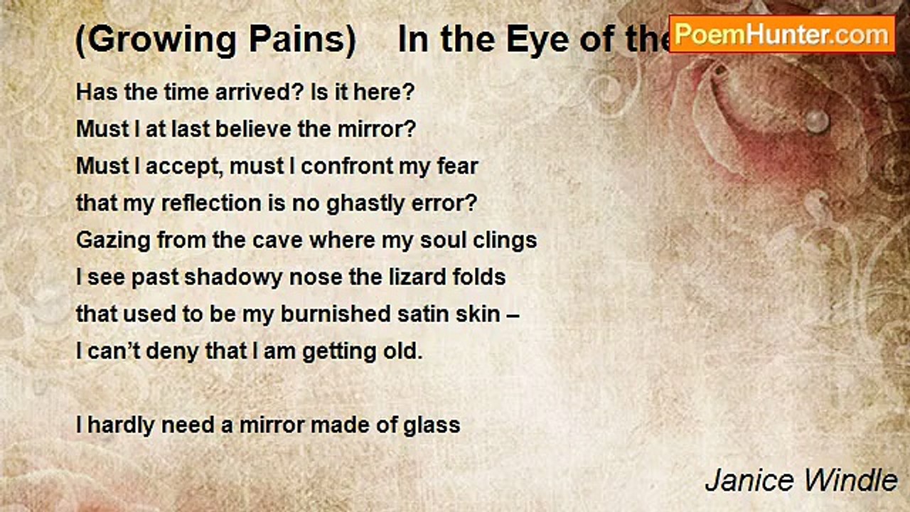 Janice Windle - (Growing Pains)    In the Eye of the Beholder