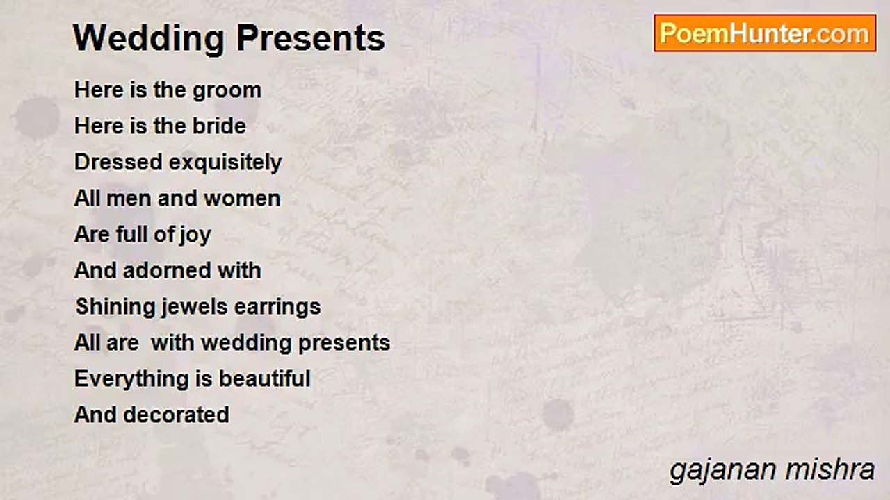 gajanan mishra - Wedding Presents