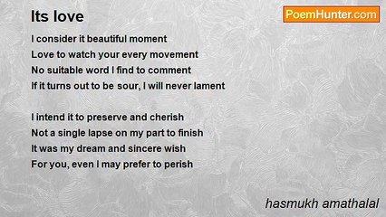 hasmukh amathalal - Its love
