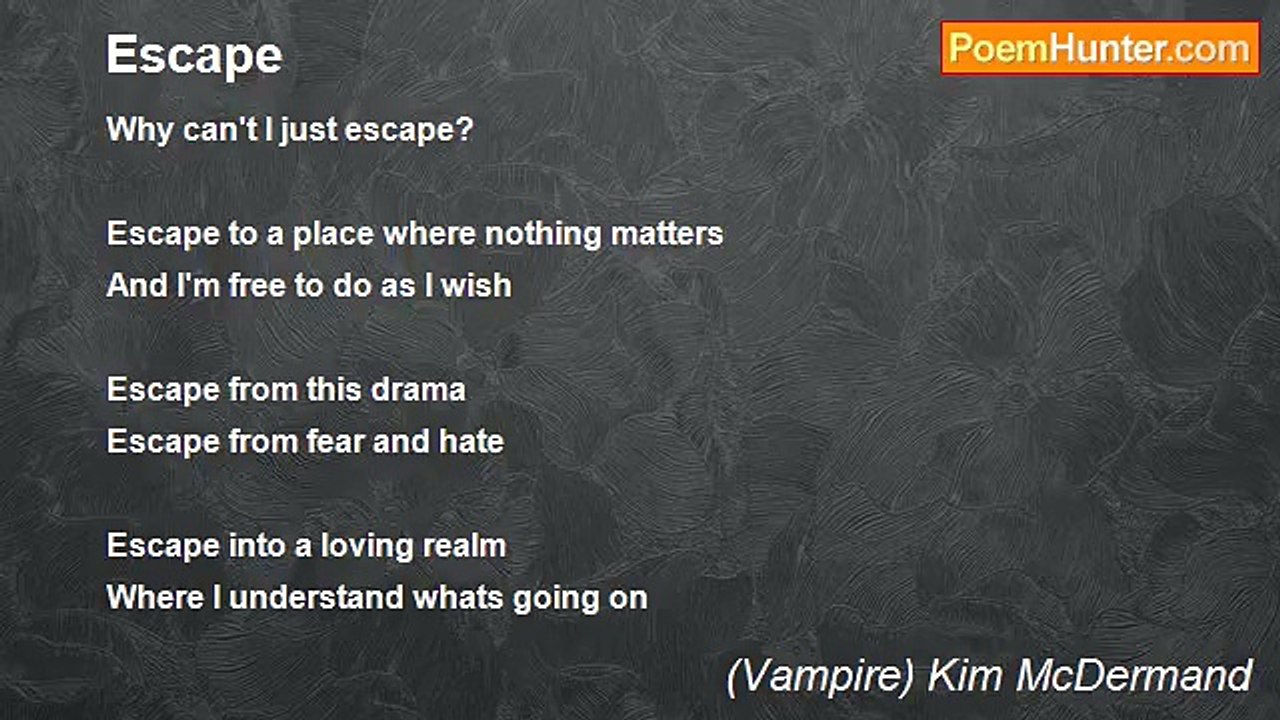 (Vampire) Kim McDermand - Escape