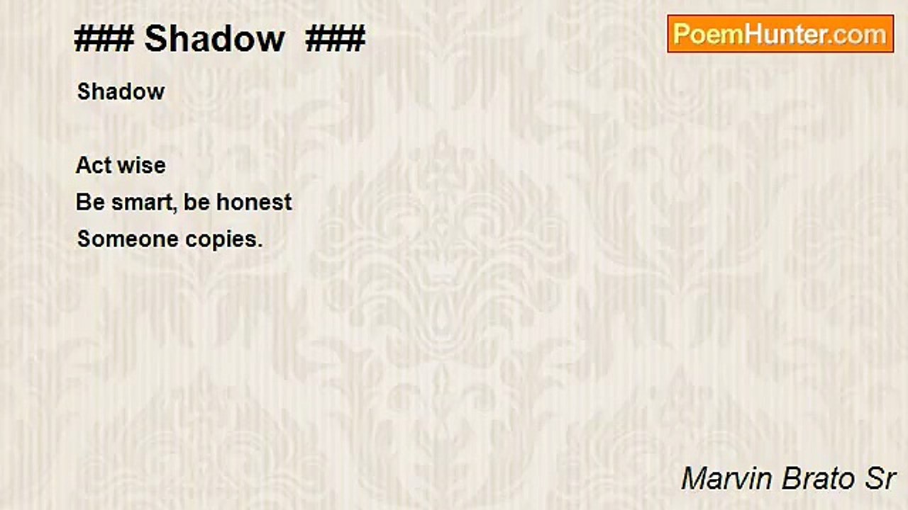 Marvin Brato Sr - ### Shadow  ###