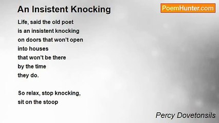 Percy Dovetonsils - An Insistent Knocking