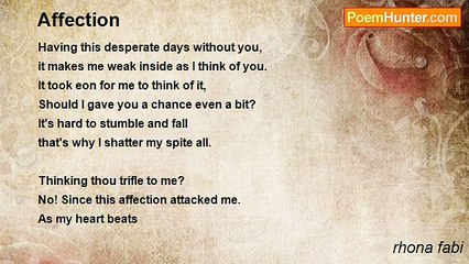 Rhona Fabi - Affection: Life's Unexpected Moments