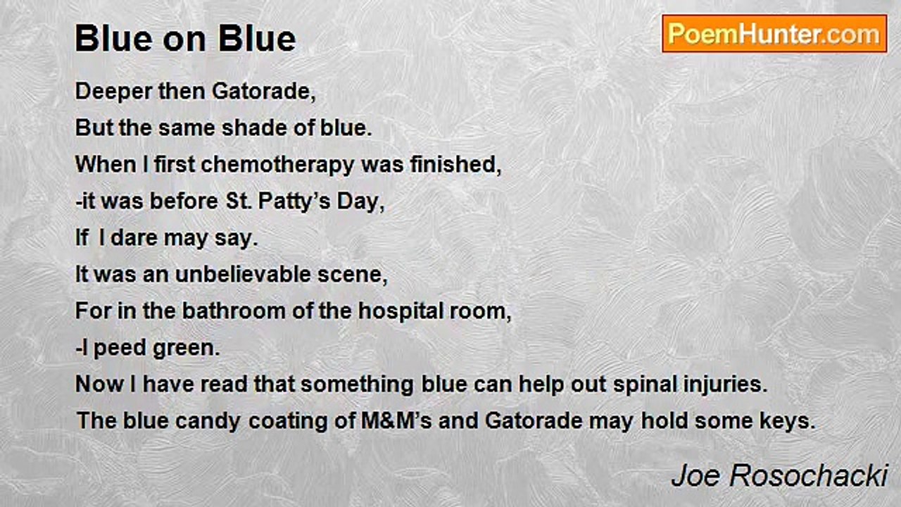 Joe Rosochacki - Blue on Blue