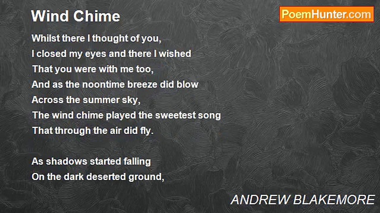 ANDREW BLAKEMORE - Wind Chime