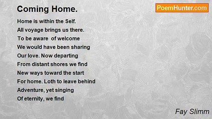 Fay Slimm - Coming Home.