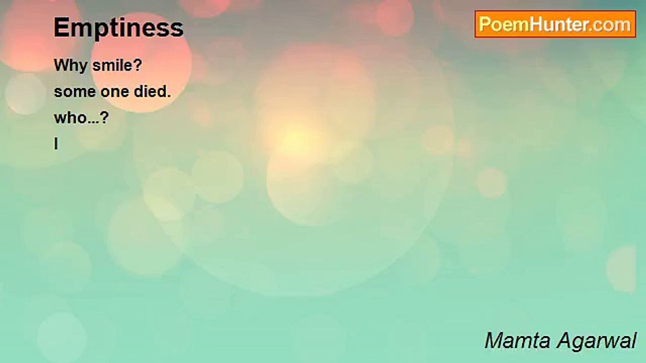 Mamta Agarwal - Emptiness