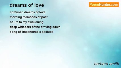 barbara smith - dreams of love