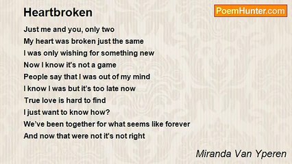Miranda Van Yperen - Heartbroken