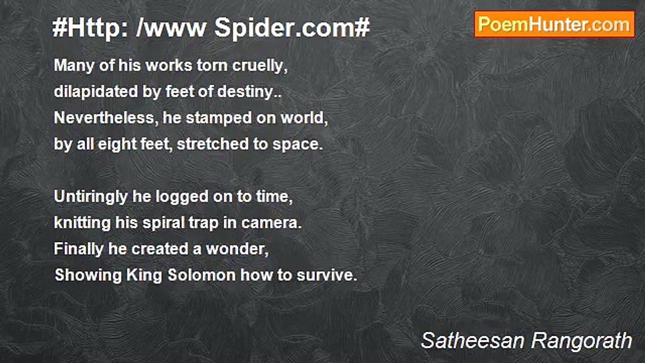 Satheesan Rangorath - #Http: /www Spider.com#