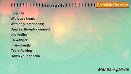 Mamta Agarwal - ! ! ! ! ! ! ! ! ! ! Incognito! ! ! ! ! ! ! ! ! ! !
