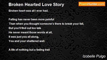 Izobelle Pulgo - Broken Hearted Love Story