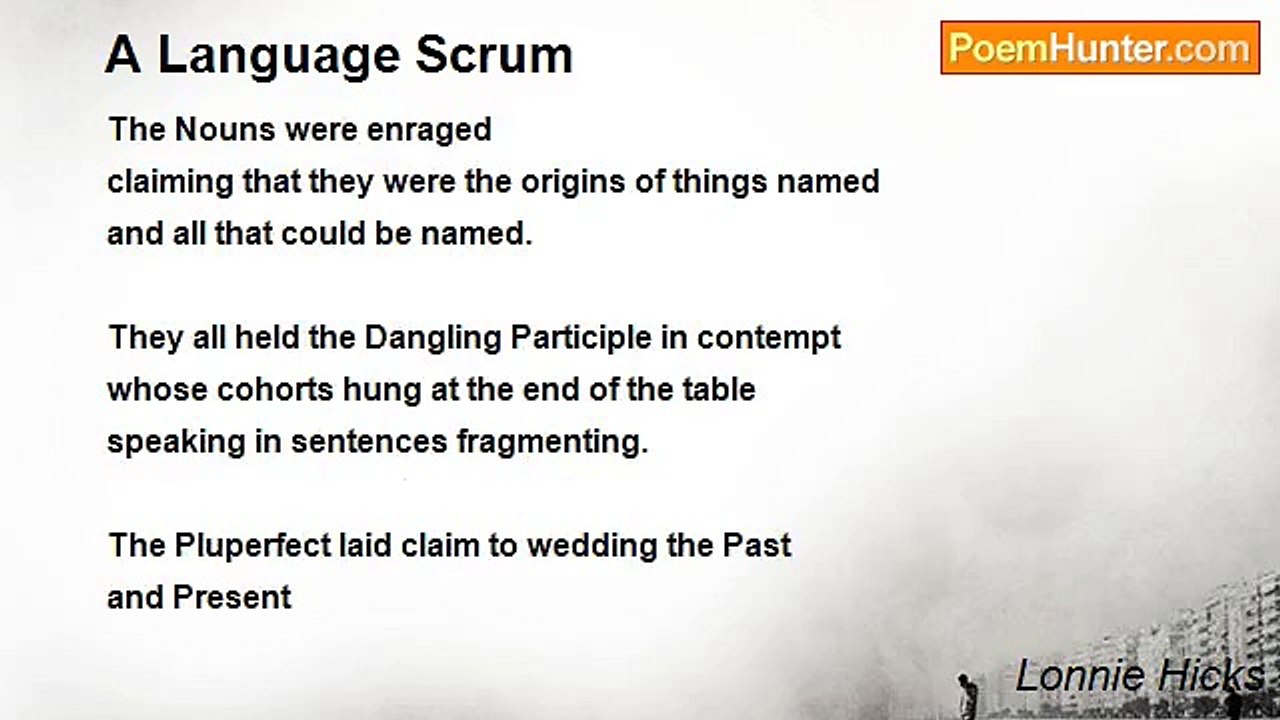 Lonnie Hicks - A Language Scrum