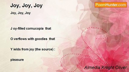 Almedia Knight Oliver - Joy, Joy, Joy