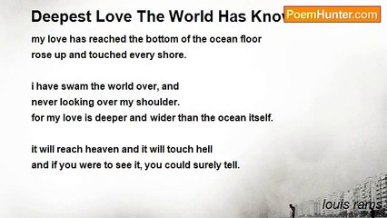 louis rams - Deepest Love The World Has Known