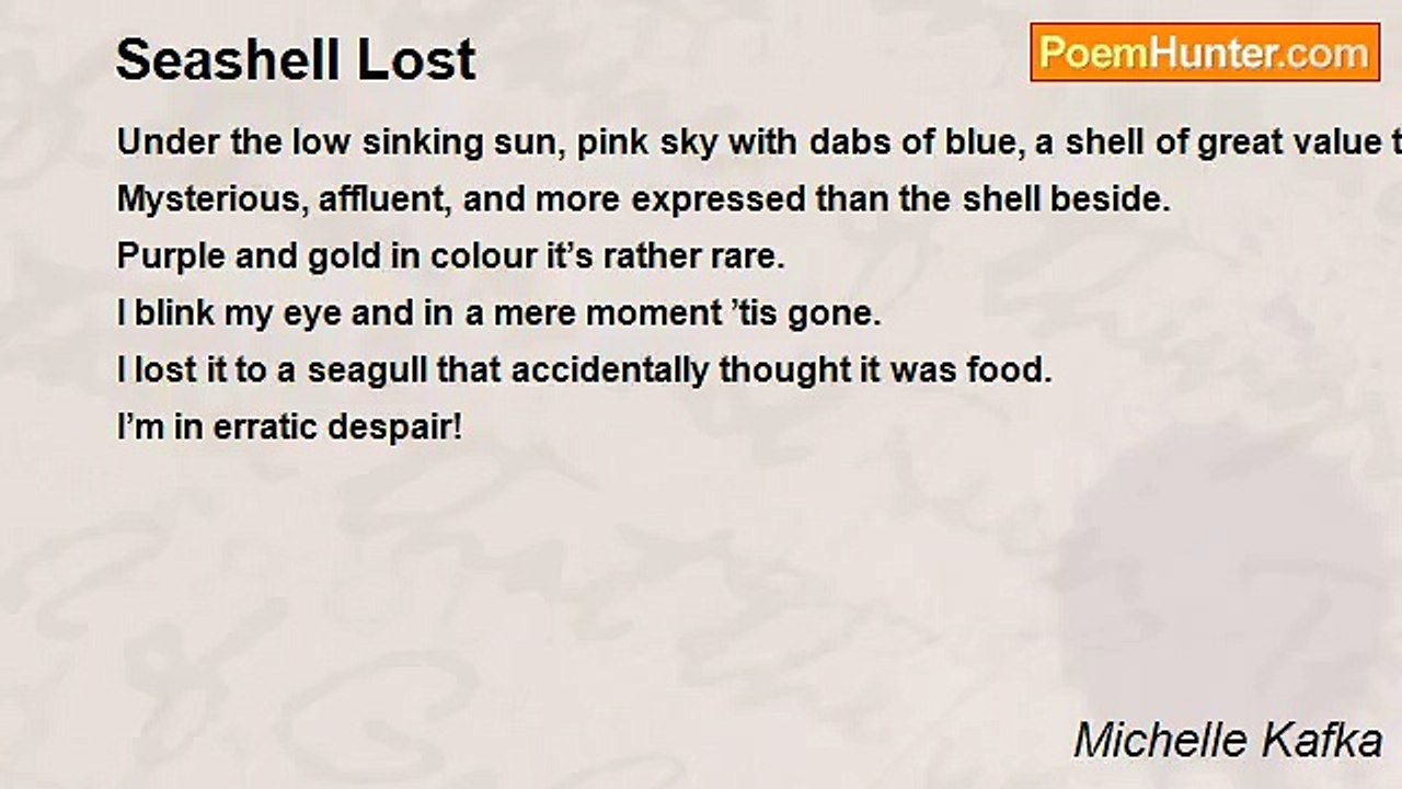 Michelle Kafka - Seashell Lost