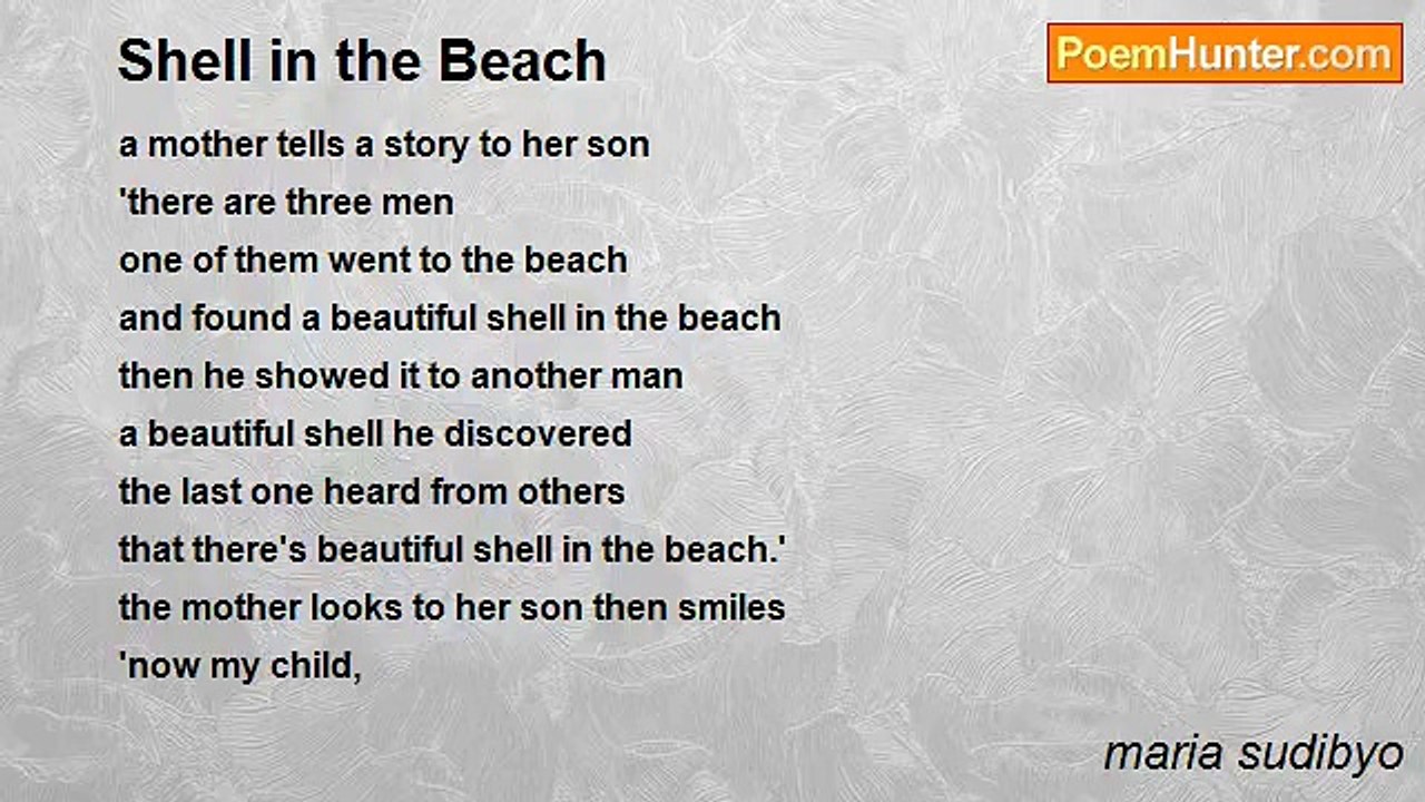 maria sudibyo - Shell in the Beach
