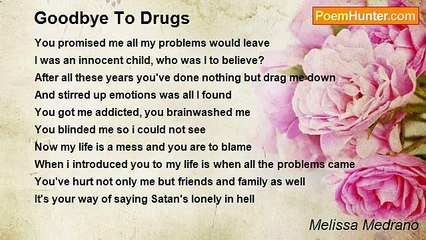 Melissa Medrano - Goodbye To Drugs